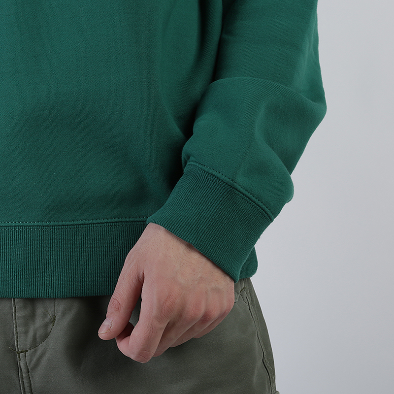 Мужская толстовка Stussy 2 Bar Stock App. Crew (118316-green)  - цена, описание, фото 2